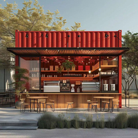 Restaurant en conteneur d'expédition Offre Spéciale de 20 pieds et 40 pieds avec conteneur de cuisine bar café conteneur de café