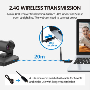 <b>Wireless</b> Conference Room Camera 1080P 10X Optical Voice Tracking PTZ With Built-in Microphone MW2024 Conference Camera Ptz Confe - Product Image 5