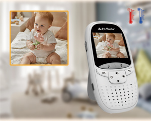 Moniteur vidéo pour bébé sans fil avec caméra numérique, vision nocturne, écran LCD TFT de 2,0 pouces, 8 <span class=keywords><strong>berceuses</strong></span> intégrées - Product Image 4