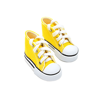 Vente en gros 7.5CM coloré BjD poupée toile baskets poupée vêtements et accessoires 1/3 1/4 échelle poupée chaussures