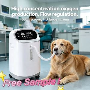 Concentrador de Oxígeno Veterinario de 10 Litros, Concentrador de Oxígeno Portátil para Perros y Gatos de 5L/10L - Product Image 1