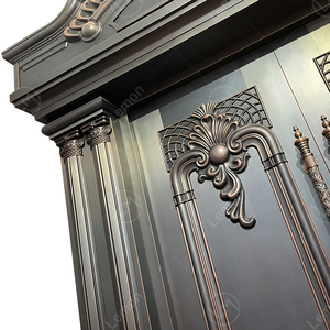 Ingresso turco ingresso in acciaio Porte esterne Porte blindate a <span class=keywords><strong>doppia</strong></span> foglia di tacchino - Product Image 2