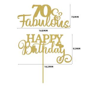Venta directa de fábrica, diseño personalizado, papel brillante, decoración <span class=keywords><strong>para</strong></span> <span class=keywords><strong>pastel</strong></span> de cumpleaños, regalo <span class=keywords><strong>para</strong></span> <span class=keywords><strong>mujer</strong></span> - Product Image 5