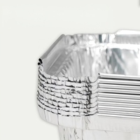 Wholesale Aluminum Foil Take Out Containers with Lids, Leak-Proof Heat-Sealable Foil Trays for Meal Delivery