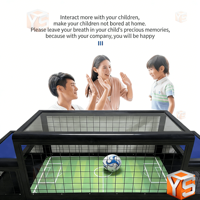 ZDYS CE-Zertifiziertes Fabrikdirektes Zweispieler-Metall-Fußballspiel mit Englischer Unterstützung für Indoor-Vergnügungsparks