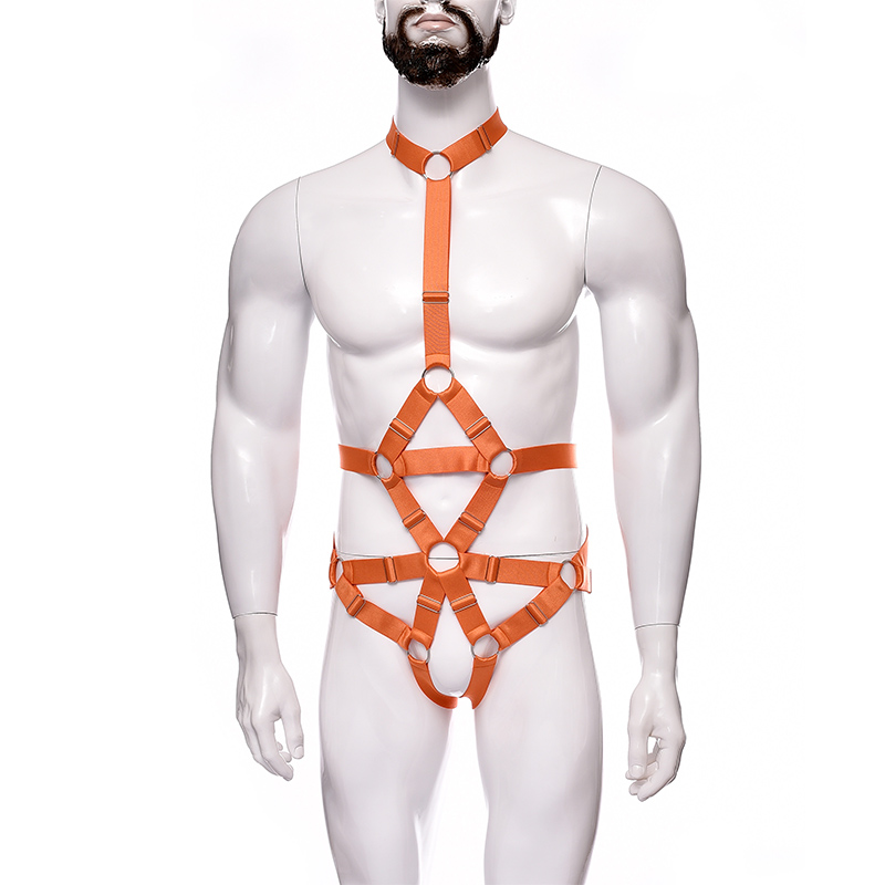 New Hot Transparent Male Lingerie Sexy Mens Thongs and g Strings Through  Elastic Siamese Harness Orange Lingerie Set| Alibaba.com