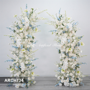 DKB Customized Silk Artificial <b>Flower</b> Arch High Quality Handmade Durable Eco-Friendly Real Touch Customizable Size Wedding Party - Product Image 3