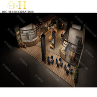 Comptoir de bar à café design, comptoir de réception pour cafés, bureau d'accueil en métal, mobilier de caisse