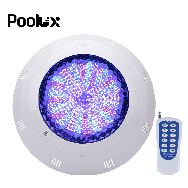 POOLUX Factory Direct 295mm 18W AC12V IP68 Waterproof Wall Mounted RGB WIFI Remote Control 3500K LED Swimming Pool Light
