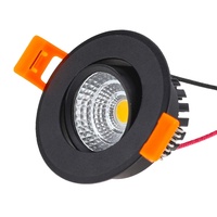 Mini 3w COB Aluminium Rotatif Plafond Spot Réglable Encastré LED Down Light Downlight IP44