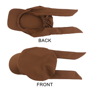 Visière large pour femme 2026, couleur unie, avec sangles, respirante et confortable, protection solaire extensible - Product Image 3