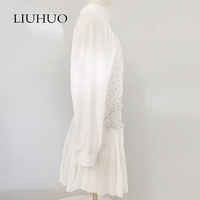 LIUHUO Robe de danse lyrique Blanc Costume de danse jazz Pole Dancing Clothes Girl Performance Training