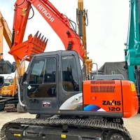 Excavadora Usada en Excelentes Condiciones, Original de Japón, Hitachi ZX120, Excavadora Grande, Hitachi ZX110 ZX120 ZX200, Excavadora en Venta