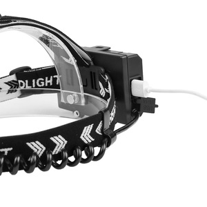 Lampe frontale XHP90 rechargeable par USB avec zoom télescopique, éclairage LED pour l'extérieur - Product Image 4