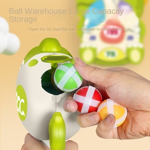 Juego de Tiro al Blanco Interior con Pistola, Bolas de Tela Adhesivas y Juguetes para Niños, Pistola de Dinosaurio Interactiva, Material Plástico Suave ABS - Product Image 1