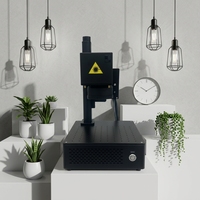 Machine de marquage laser UV de bureau 355 nm, 3W et 5W, pour marquer le verre et le cristal.