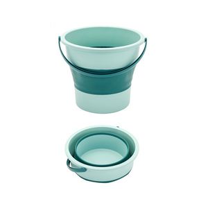 Seau pliable en silicone et plastique de 10 L avec logo personnalisé, pour le nettoyage, le lavage, le camping et la pêche - Product Image 4
