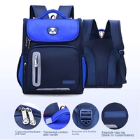 Classique garçons et filles étudiant sac à dos sac en gros sangle réfléchissante école primaire sac à dos pour maternelle 1-6