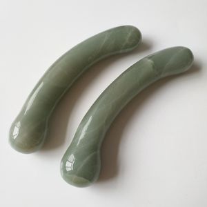 Bacchetta da massaggio naturale aventurina verde giada per l'esercizio sessuale curativo - Product Image 5