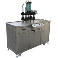 Maquillage semi-automatique ombre à paupières tonnes de machines de pressage de poudre cosmétique hydraulique