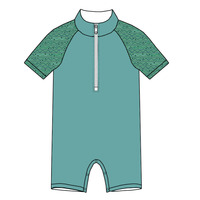 Nouveaux maillots de bain personnalisés pour enfants, maillots de bain unisexes pour enfants, manches courtes, shorts, vêtements d'été pour bébés