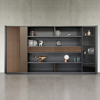 Bureau de direction en bois durable, design moderne et luxueux, écologique, avec rangement, mobilier de bureau, table de direction