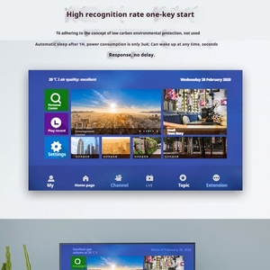 Original T6 Bàn phím mini Hot Bán 2.4 Gam không dây BT chức năng giọng nói chuột không khí có thể sạc lại pin Microphone điều khiển từ xa - Product Image 5