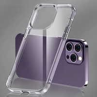 Étui de téléphone étanche antichoc en TPU ATB pour 11/12/13/14 Pro/X/XS/XR/XS Max/8/7 Plus, installation facile, coque arrière transparente