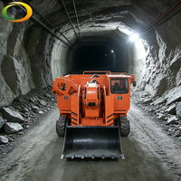 Chargeuse sur pneus pneumatique, chargeuse frontale, équipement de démolition minière avec moteur pour la construction souterraine, rayon de braquage court