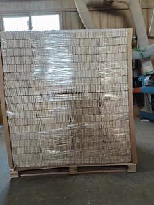 Venta caliente de fábrica, tapa de plástico de, soporte de 53mm, 62mm de ancho, listones planos <span class=keywords><strong>o</strong></span> doblados LVL para varios usos de muebles - Product Image 5