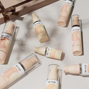 Мини-флаконы-диспенсеры безвоздушные дорожные розовые пластиковые для лосьона 15мл 30мл 50мл 80мл 100мл, косметический контейнер для лица и парфюмерии - Product Image 2