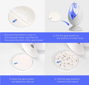 Trampa Magnética para Mosquitos con Alimentación USB, Inhalador de Insectos Antimosquitos, Lámpara LED, Atrapa Moscas Voladoras, Eliminador de Insectos, Lámpara Mata Mosquitos - Product Image 6