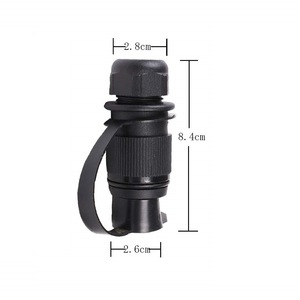 Conector de 3 pines para remolque, adaptador de 12 V para RV, conector de señal de luz trasera para reemplazo y reparación - Product Image 2