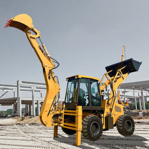 Fabrikant 4X4 Retro Excavadora China Wiel Mini Graafmachine Backhoe Loader - Product Image 6