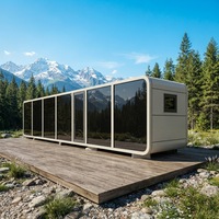 Abri de jardin isolé préfabriqué, studio de jardin, bureau modulaire moderne, design résistant aux intempéries, installation facile