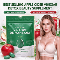 OEM Vegan Vinaigre de Cidre Gummies Sans Sucre Keto ACV Supplément pour la Digestion Détox Soulagement des Ballonnements