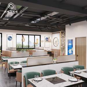 Paravents et séparateurs de pièce modernes en acier inoxydable de haute qualité, imperméables, durables et translucides pour restaurants - Product Image 6