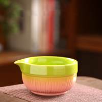 4 Pcs 6 Pcs Set de Thé Japonais Matcha Bol à Matcha avec Bec Fouet à Matcha en Bambou et Porte-Fouet en Céramique Cadeaux pour les Amateurs de Thé