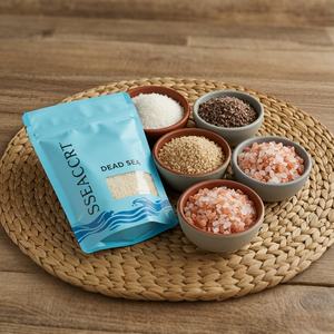 Bolsas de Mylar Mate Personalizadas con Aroma a Sal Marina, a Prueba de Olores, Resellables, con Base para Envasado de Alimentos al por Mayor - Product Image 1