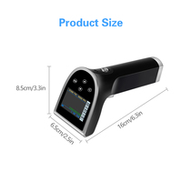 Lecteur de codes-barres 2D sans fil BT, prise en charge du stockage hors ligne, lecteur de codes QR CMOS avec écran LCD et batterie 2600mAh