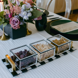 Individuelles Lucite Tray Judaica klassisches Acryl-Tauchbecken-Set - Product Image 6