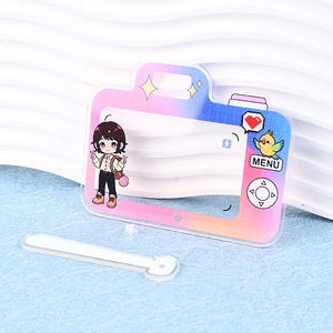 Support photo en acrylique Xingqi, sur mesure, double face, cadeau pour les fans d'anime et de dessins animés - Product Image 1