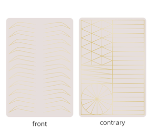 Tattoo <strong>Microblading</strong> Permanent Makeup <strong>Brows</strong> Thick Silicone Eyebrows Tattoo Latex Sheet Double Side Practice Skin - Product Image 2