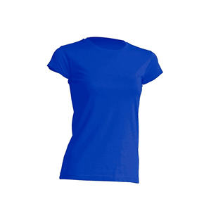 Conçu sur mesure 100% T-shirt pour femme en coton de haute qualité à col rond écologique compressé fabriqué au Bangladesh Style décontracté surdimensionné - Product Image 6