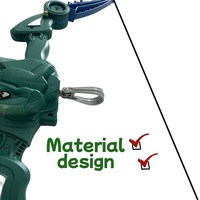 Nouveau design de jouet dinosaure avec arc et flèche pour enfants, jeu complet de cibles de tir en plein air, jeux amusants pour les enfants, vente en gros