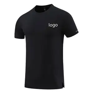 Camiseta feminina de gola redonda, camiseta esportiva esportiva de alta qualidade barata para homens, moda verão