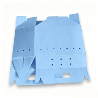 Panneau de séparation en plastique PP creux coloré de 3 mm d'épaisseur, plaque ondulée pour une résistance à la pression et une protection contre les chocs
