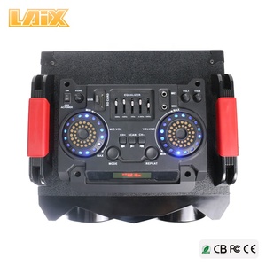 Enceinte Laix SS-6 12 pouces avec basses personnalisées et amplificateur 80W*2, contrôle <span class=keywords><strong>DJ</strong></span> large, enceintes audio stéréo pour home cinéma et scène - Product Image 4