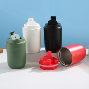 IDEA GIFT BPA-Free 316 Stainless Steel Insulated Water Bottles with logo Heat Transfer Custom Tumblers <b>Coffee</b> Cup for Travel - Product Image 6