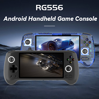 ANBERNIC-Console de jeu portable, console de jeu rétro RG556, Android 13, 5.5 pouces, PS2, PSP 3DS